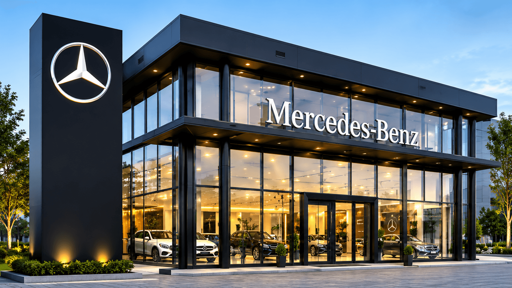 Pre-Leased Retail Showroom — Mercedes-Benz