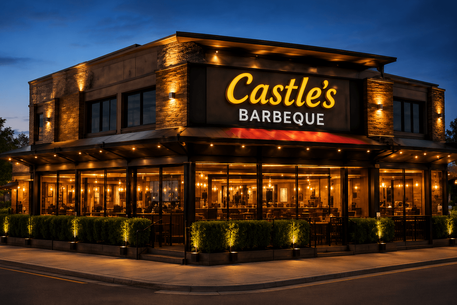 Pre-Leased Restaurant Property — Castle's Barbeque — photo 1